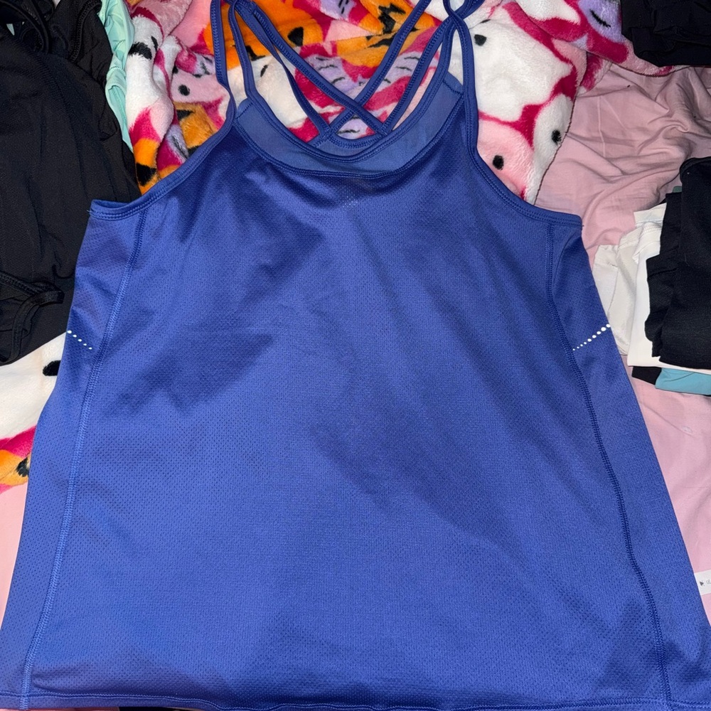 Champion Blue Strappy Tank Top